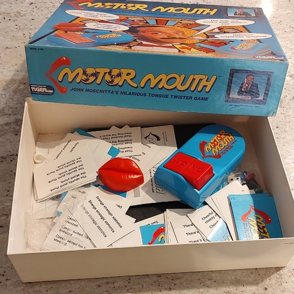 Motor Mouth Tongue Twister Game Vintage Circa 1990s - Picture 4 of 4